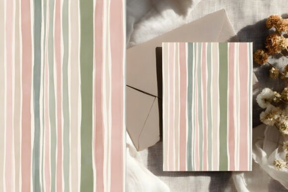Download Painterly Pastel Stripe Pattern - Premium Resources