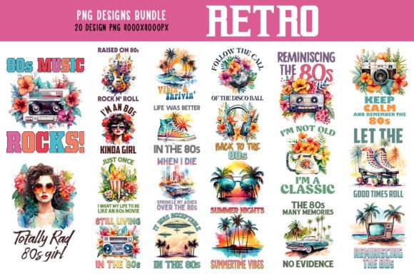 Download Made in the 80S Retro Vibes Bundle - Retro Collection